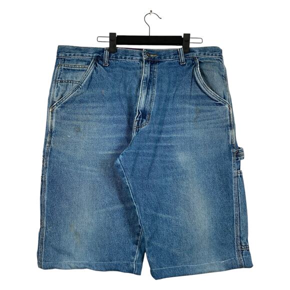 Vintage Carhartt Denim Carpenter Shorts 36 - Picture 1 of 7